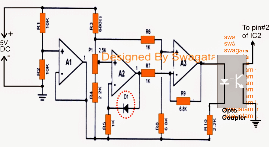 circuito de protección contra marcha en seco basado en sensor de calor del motor