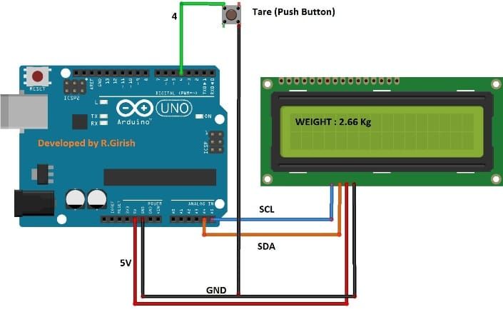 Afișaj Arduino și LCD cu adaptor I2C