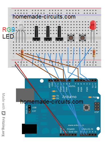 Kontrollige RGB-d Arduinoga