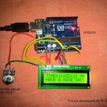Circuito de reloj digital con Arduino y pantalla LCD de 16 × 2