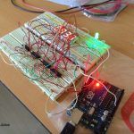 Circuit de rellotge digital de 7 segments mitjançant Arduino