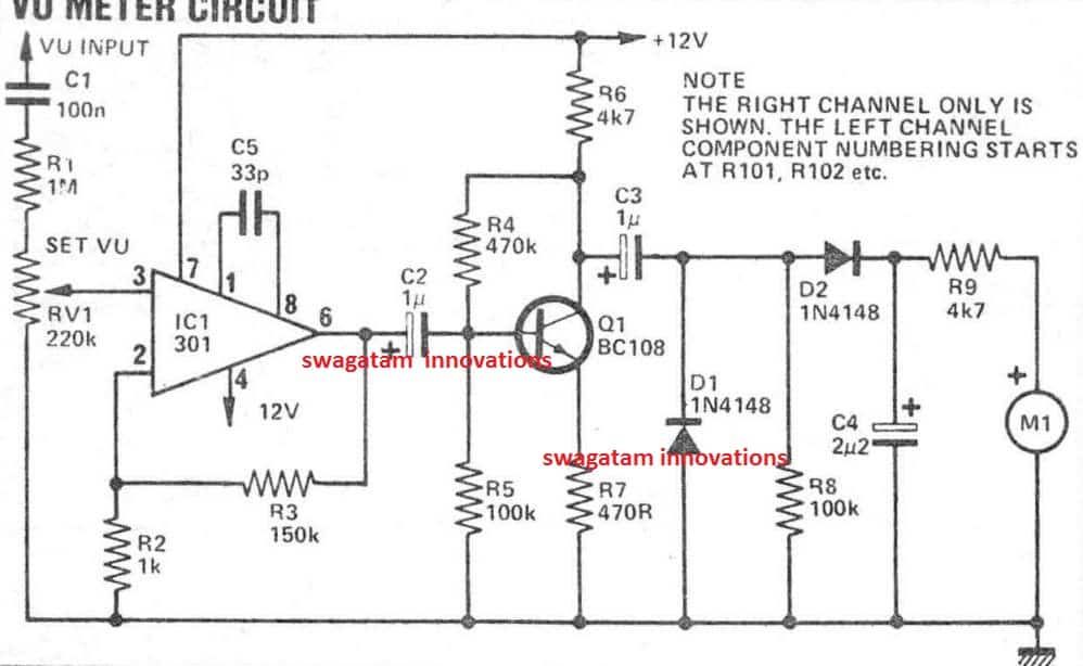 Circuit VU mitjançant bobinòmetre mòbil