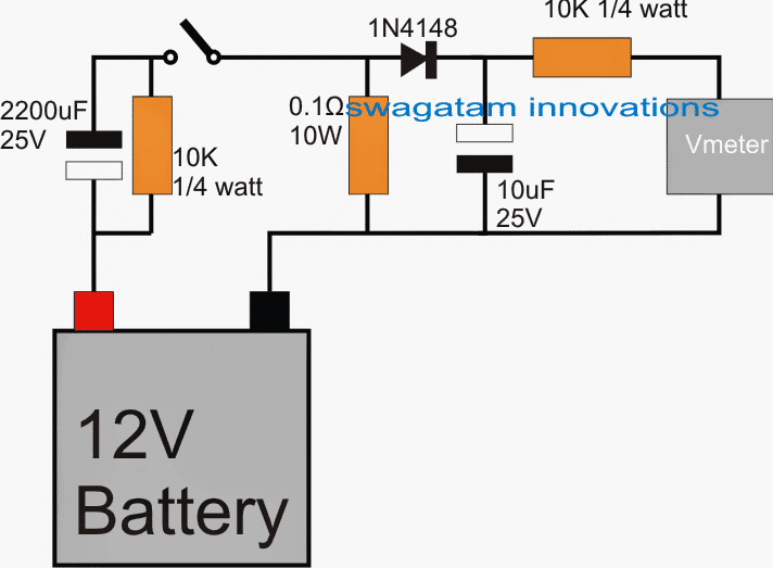 Obvod kontroly stavu baterie pro testování stavu baterie a zálohování