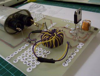 Sec Exciter Powered HV Condensator Oplader Torroid Circuit