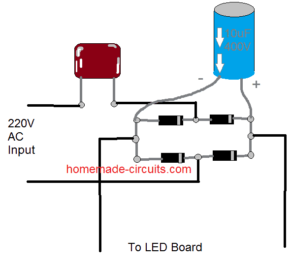 Circuit de lampe à LED CFL