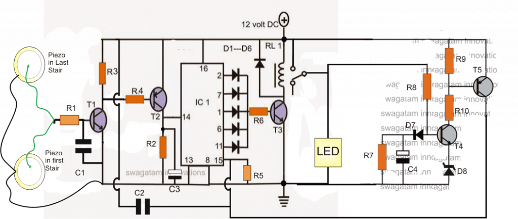 Коришћење флип флопа и тајмера за одлагање за стварање светлосног ефекта жице