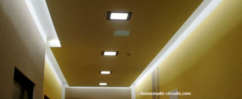 Krug upravljačkog programa stropne LED svjetiljke