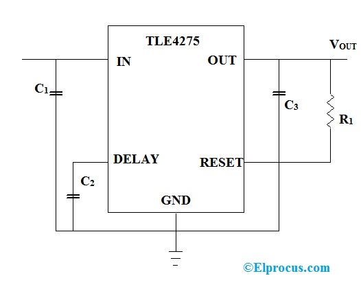 Schéma de circuit du TLE4275