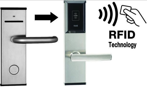 Sistema de fechadura de porta baseado em RFID