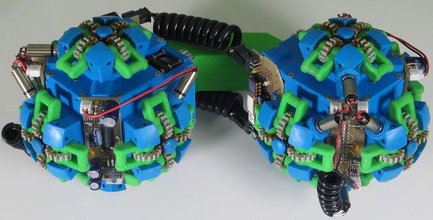 Gitterbaserede design af mandlig rekonfigurerbar robot