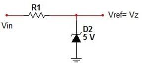 Zener-diode som spændingsreference