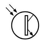 Simbolo ng Phototransistor