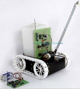 Proyecto de vehículo robótico de extinción de incendios basado en RF