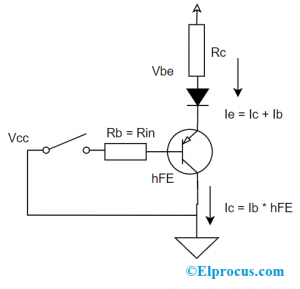 Transistor PNP come interruttore