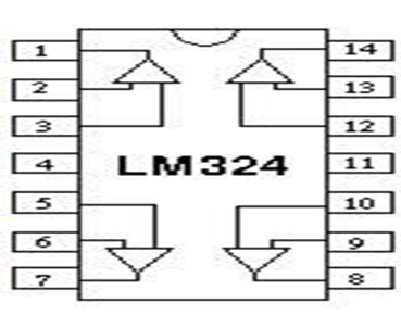 LM324 Šema pin-a IC
