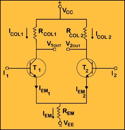 Circuito usando transistores