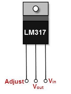 LM317 įtampos reguliatorius