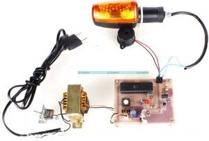 Kit progetto di comunicazione wireless con luce lampeggiante per ambulanza basato su RFID