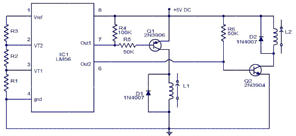 Circuito e funzionamento del termostato elettronico