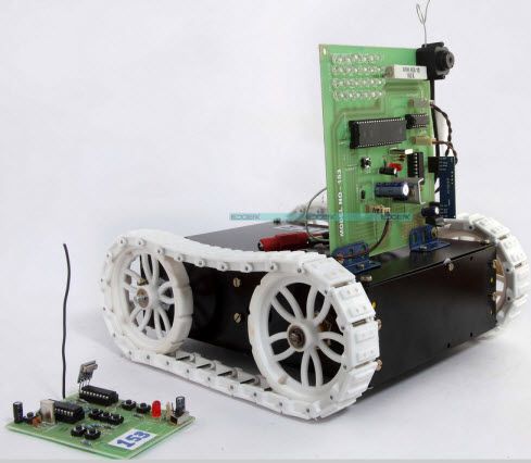 Manustatud süsteem sõjavälja luuramise robotiks, autor Edgefx Kits