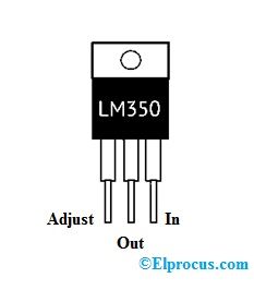 Configurazione lm350-pin