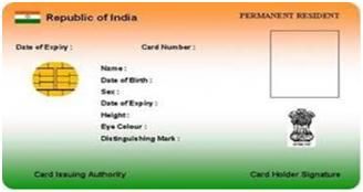 Модел на Adhar Card