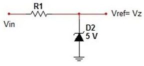 Zener-diode som spændingsreference