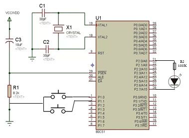 Circuit pilote de LED bipolaire utilisant un microcontrôleur