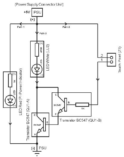 Amplification du courant via le transistor Darlington