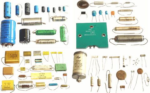 Diferentes tipos de capacitores