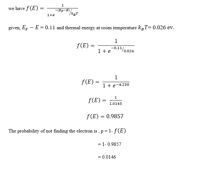 Fermi Dirac Distribution Problem