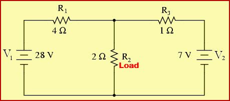 Teorema di Nortons Esempio di circuito con resistenza di carico