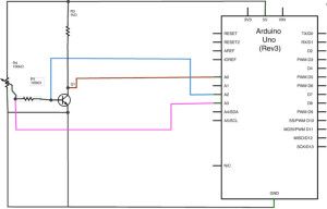 Projekt Arduino na snímači Transistor Curve Tracer