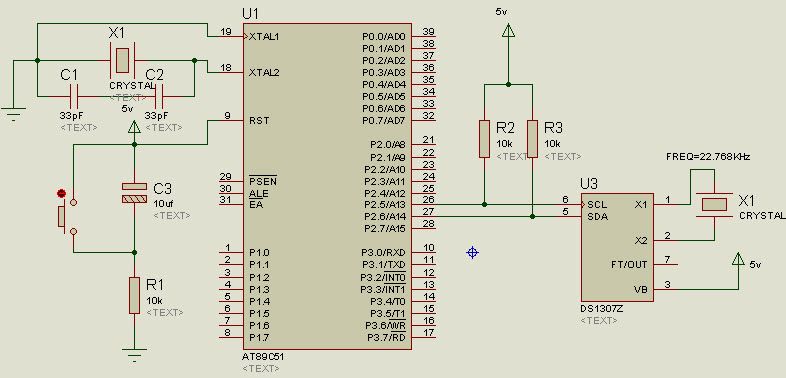Interfaçage RTC avec le microcontrôleur 8051