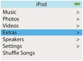 Función de audio de iPod