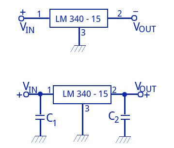 LM340-15 kredsløb
