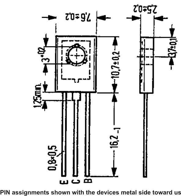 Transistor Voltan Tinggi BUX 86 dan BUX 87 - Spesifikasi