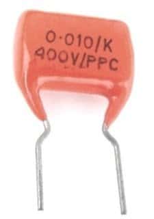 Condensador de PPC o polipropileno 0.01uF 400V