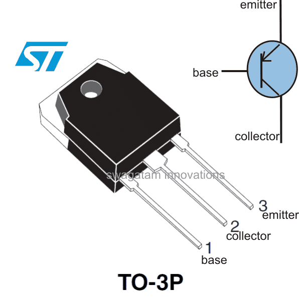 Transistor de alta corriente TIP36: hoja de datos, nota de aplicación
