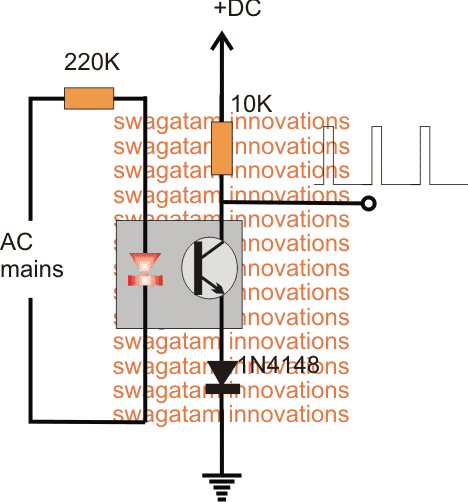 sklop detektora nultog prijelaza zasnovan na optičkom spregu