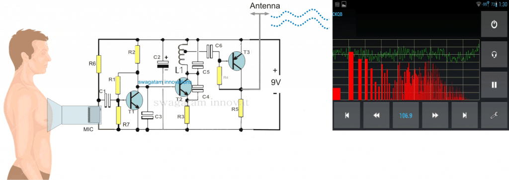 Wireless Stethescope Amplifier Circuit