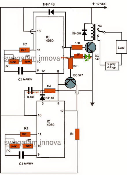 circuito temporizador de incubadora programable