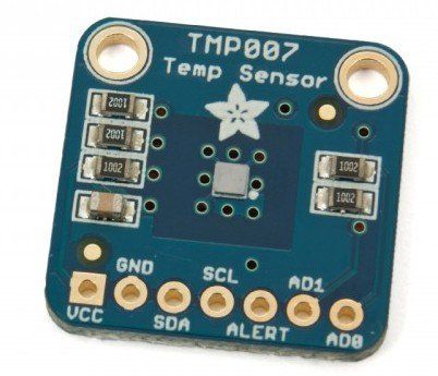 TMP007 एक असाधारण एकीकृत, नॉन-कॉन्टैक्ट इन्फ्रारेड (IR) तापमान सेंसर है