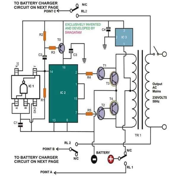 4 Simple Uinterruptible Power Supply (UPS) kredsløb udforsket