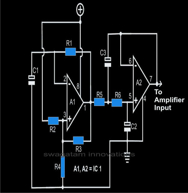 circuito generador de ondas sinusoidales