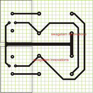 layout de PCB inversor simples