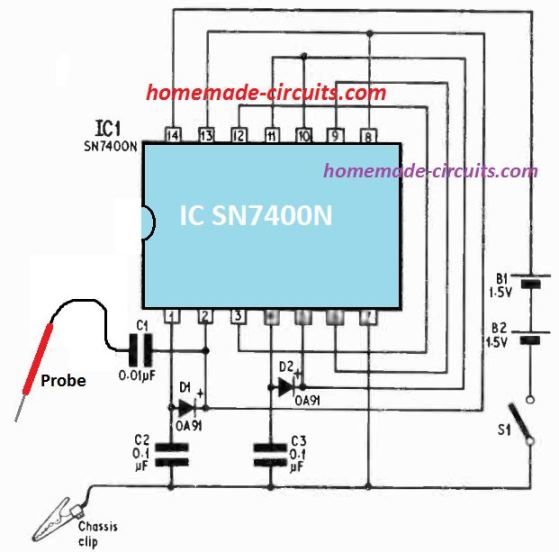 Circuitos injetores de sinal para solução rápida de problemas de todos os equipamentos de áudio