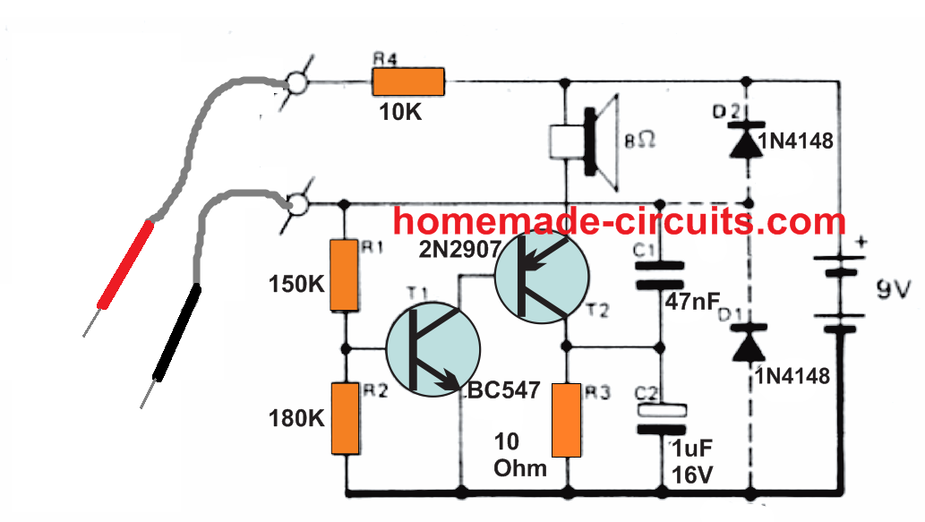 Simple Circuit Tester Probe - Σφάλμα εύρεσης PCB