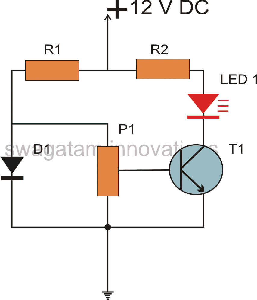 Circuito indicador de temperatura más simple