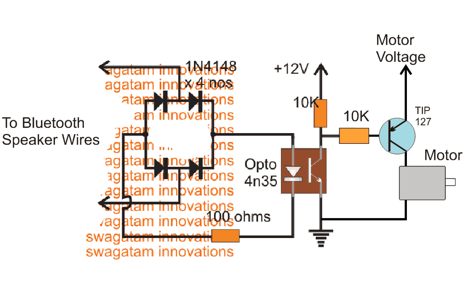 Схема на Bluetooth PWM мотор контролер